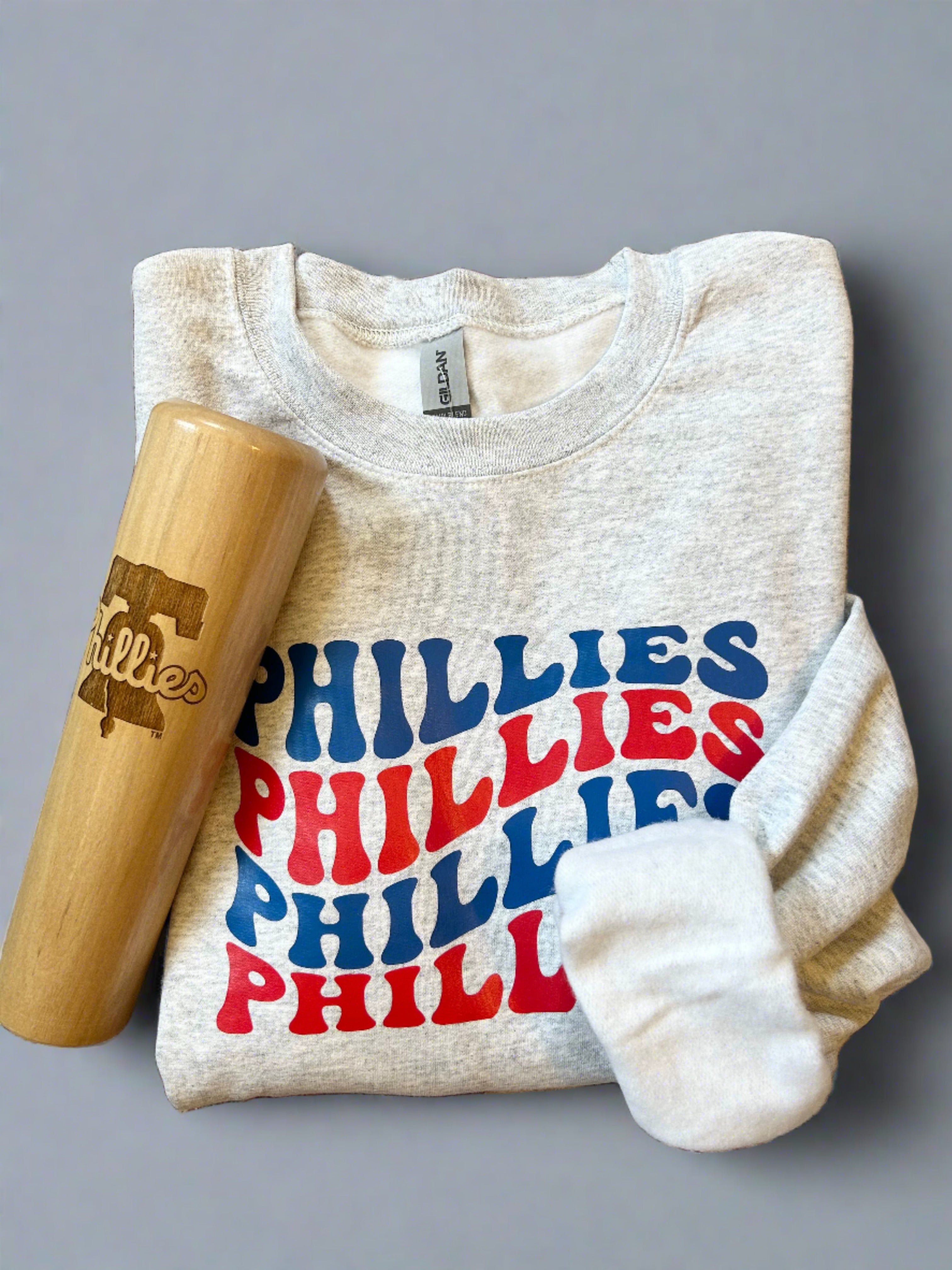 WAVY PHILLIES CREWNECK