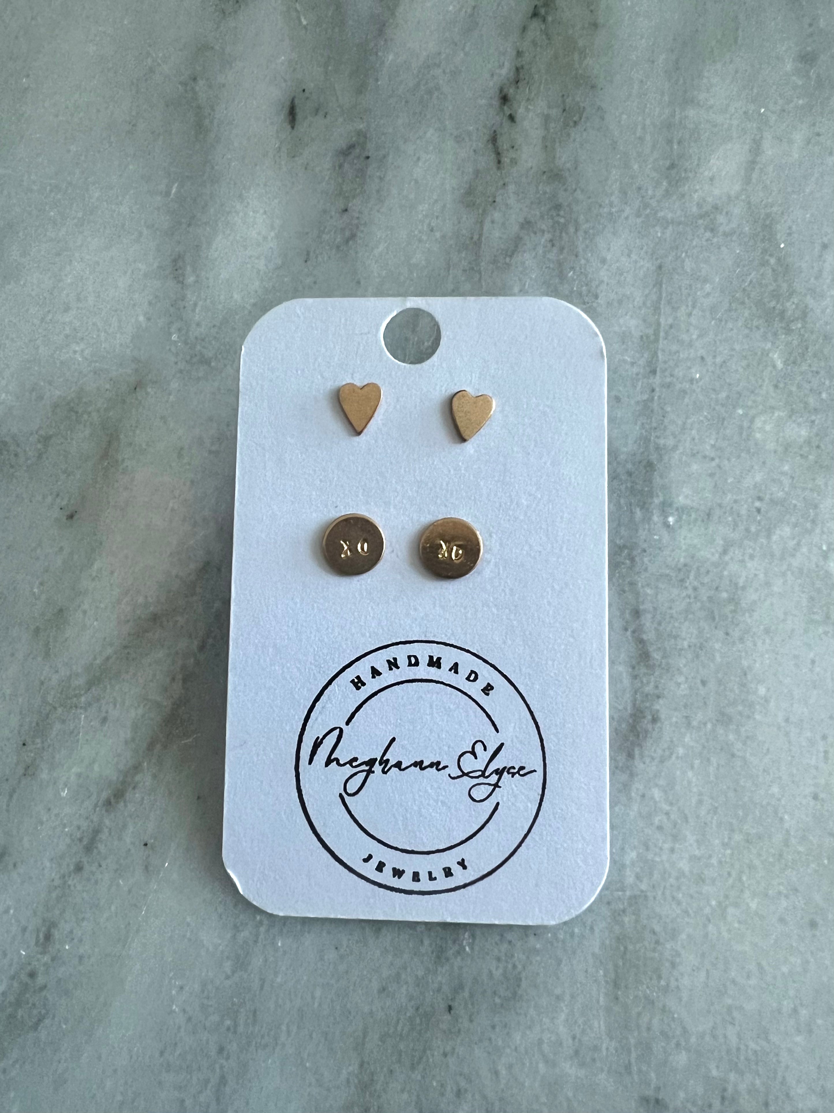 MINI LOVE STUD SET EARRINGS