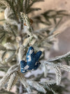 BUTTERFLY/DOVE ORNAMENT, GLASS BEADS, 3.5"