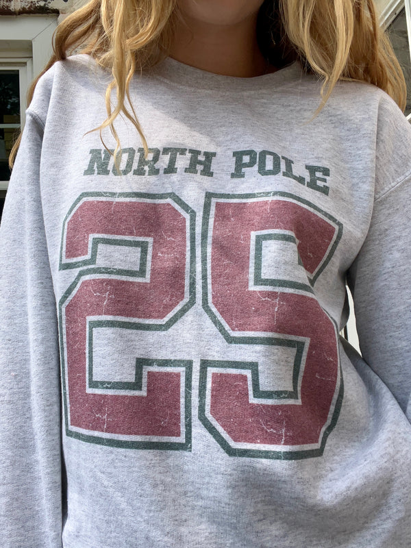 NORTH POLE 25 CHRISTMAS SWEATSHIRT