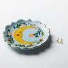 JEWELRY DISH & STUD EARRING SET
