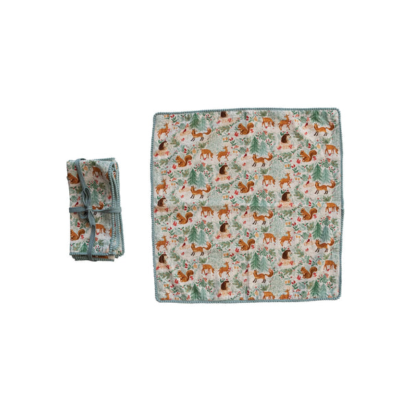 WOODLAND PRINTED SINGLE NAPKIN