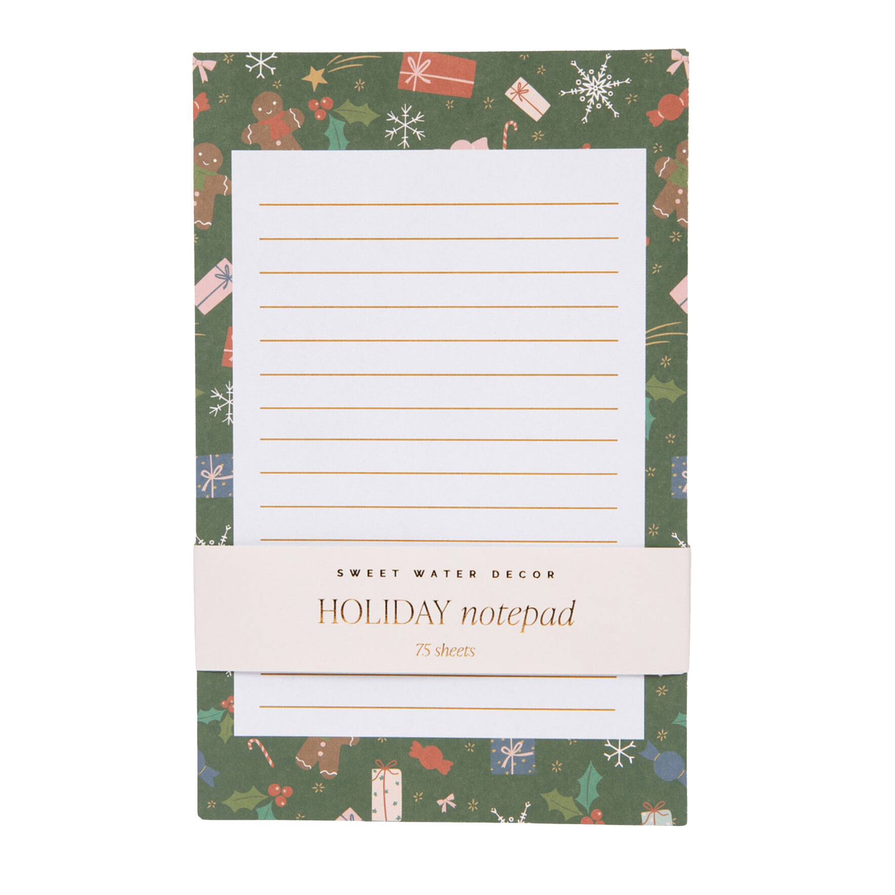 GINGERBREAD NOTEPAD