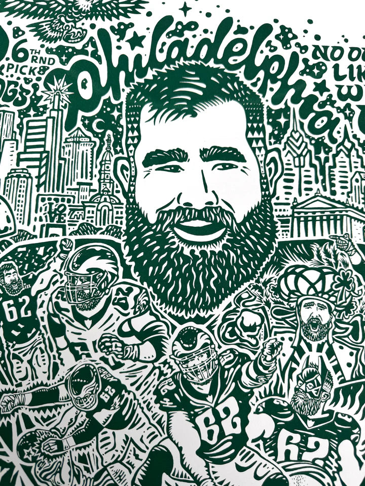 JASON KELCE PRINT