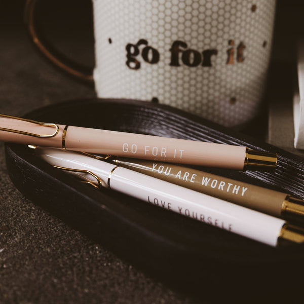 GO FOR IT METAL PEN SET