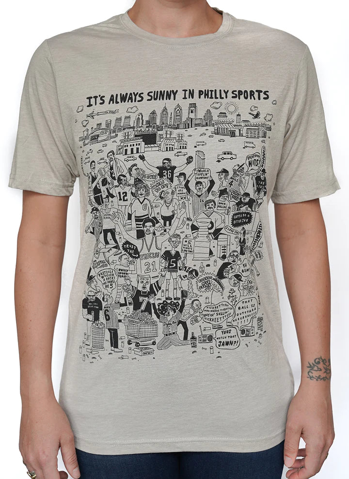 ALWAYS SUNNY IN PHILLY SPORTS T-SHIRT