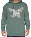 EAGLES SKYLINE GREEN UNISEX HOODIE