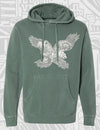 EAGLES SKYLINE GREEN UNISEX HOODIE