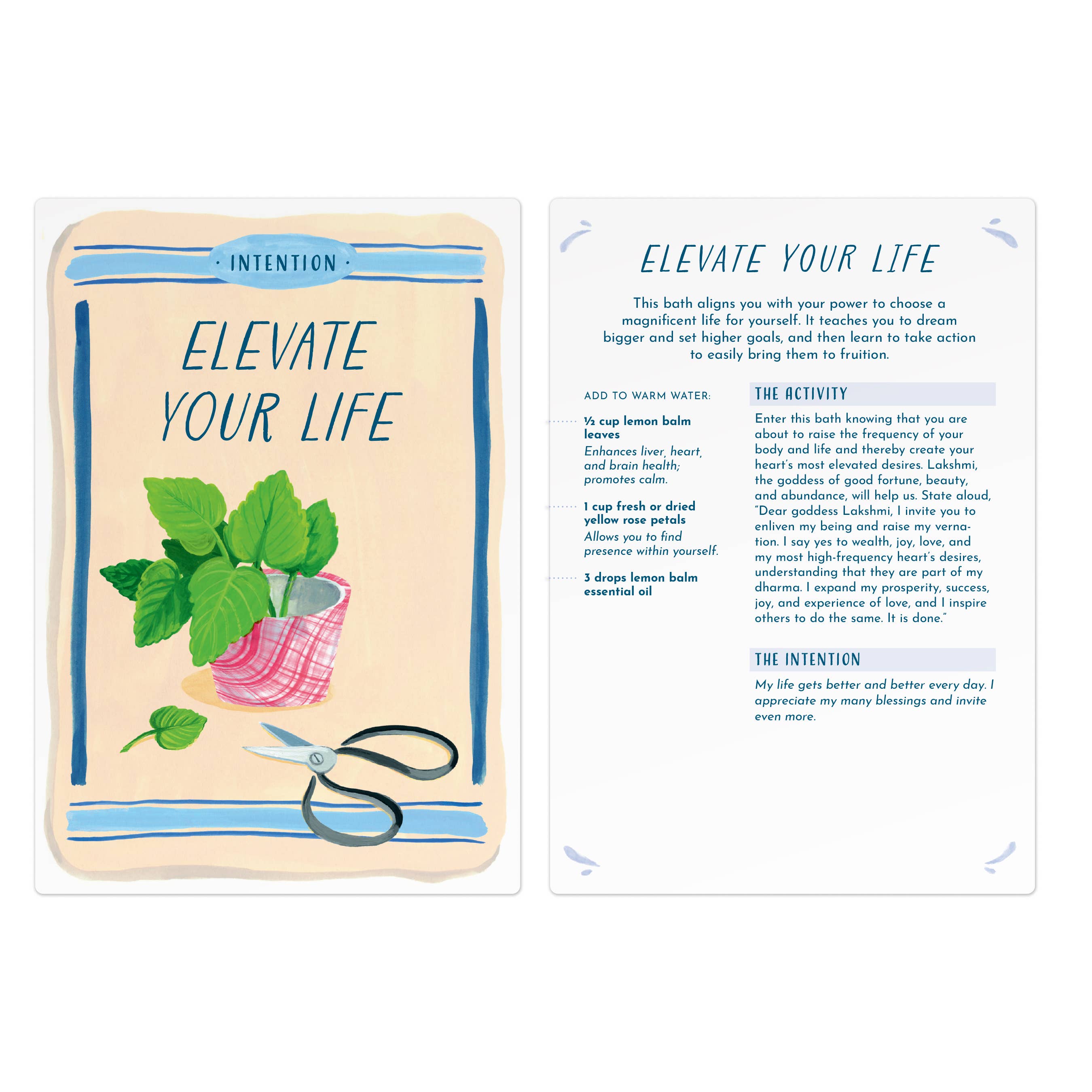 BLISSFUL BATHS: 40 RITUALS FOR SELF-CARE CARD DECK