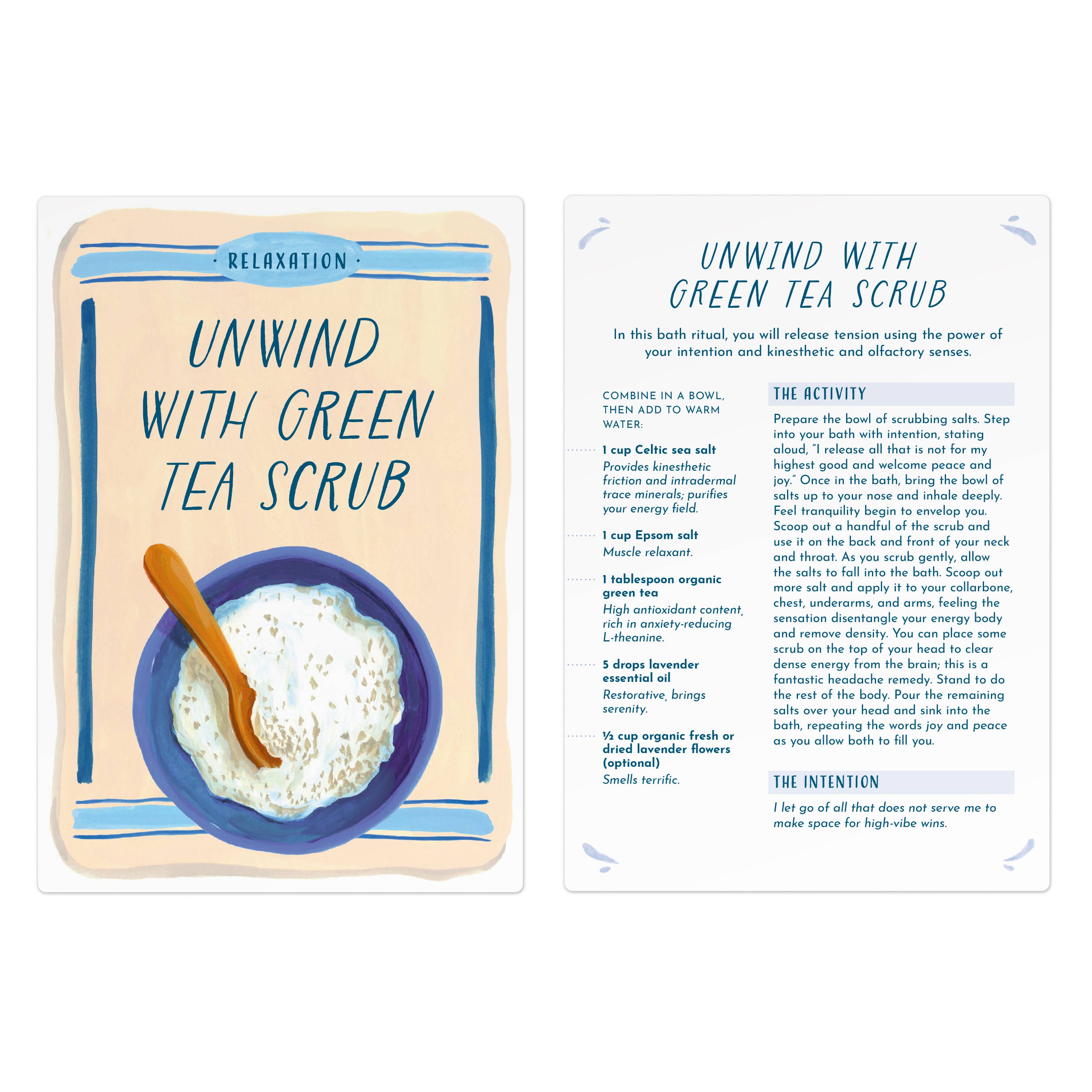 BLISSFUL BATHS: 40 RITUALS FOR SELF-CARE CARD DECK