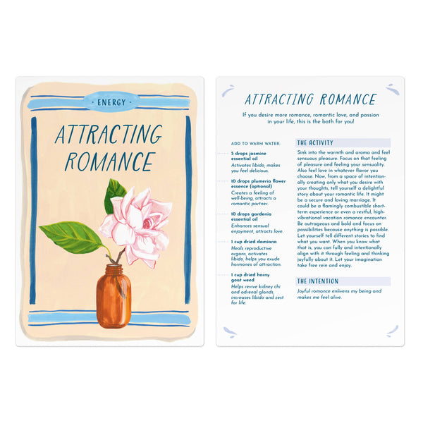 BLISSFUL BATHS: 40 RITUALS FOR SELF-CARE CARD DECK