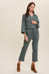 BUTTON DOWN COMFORT LOUNGE SET