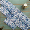 ROSEMARY & LAVENDER THERAPEUTIC WRAP BLUE MOSAIC PRINT