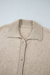 JET STREAM COLLARED BUTTON UP CARDIGAN