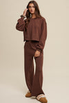 MODERN KNIT LOOSE ATHLEISURE LOUNGE SET