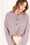 MELANGE MULTICOLOR SWEATER TOP