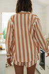 ORANGE STRIPE 3 PIECE PJ SET