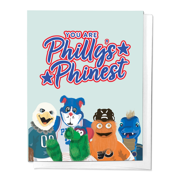 YOU ARE PHILLY'S PHINEST LOVE VALENTINE'S DAY GREETING CARD