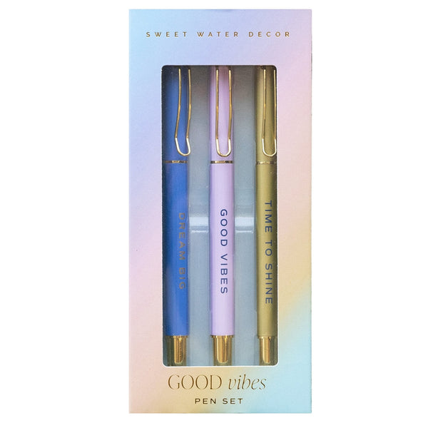 GOOD VIBES PEN SET