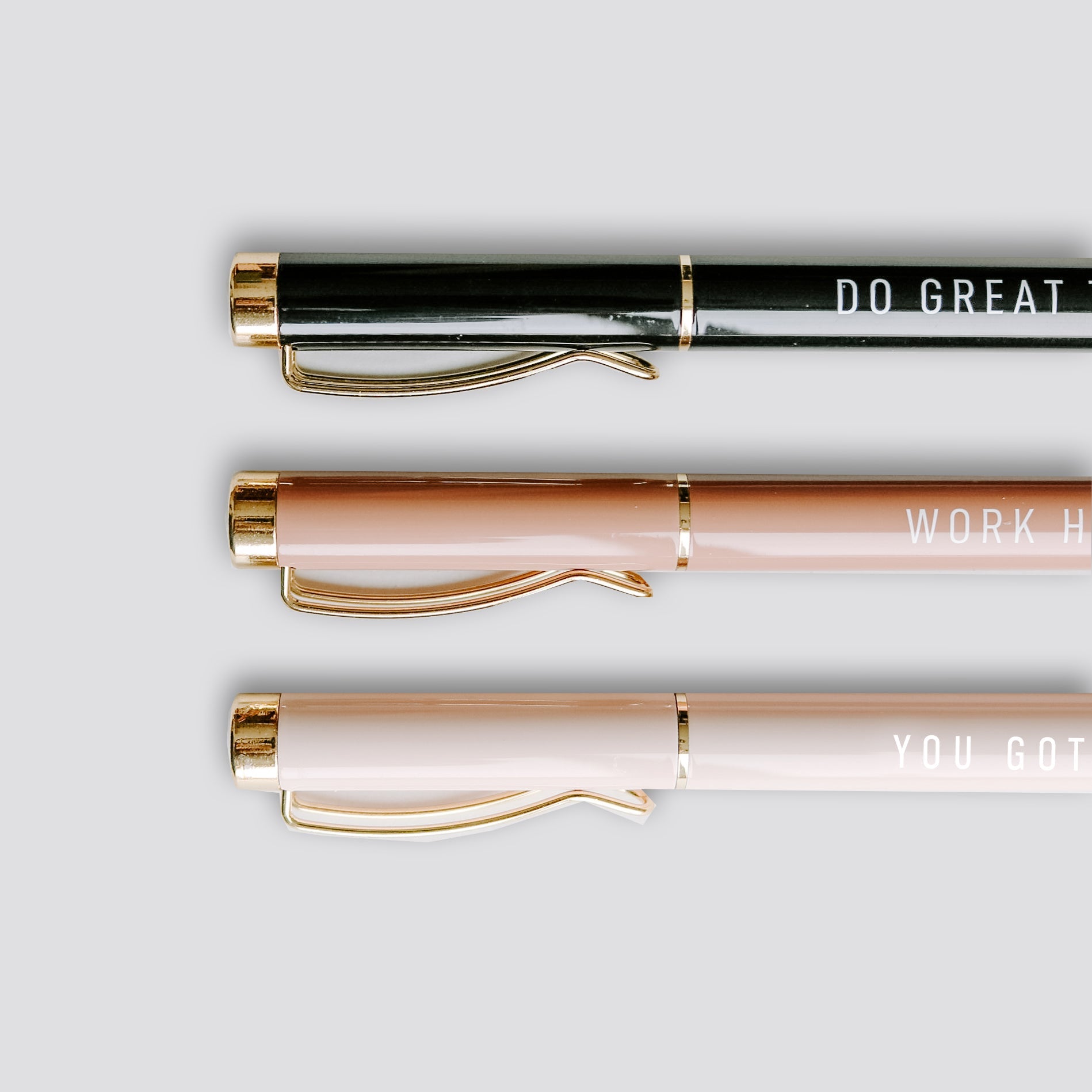 MOTIVATIONAL METAL PEN SET