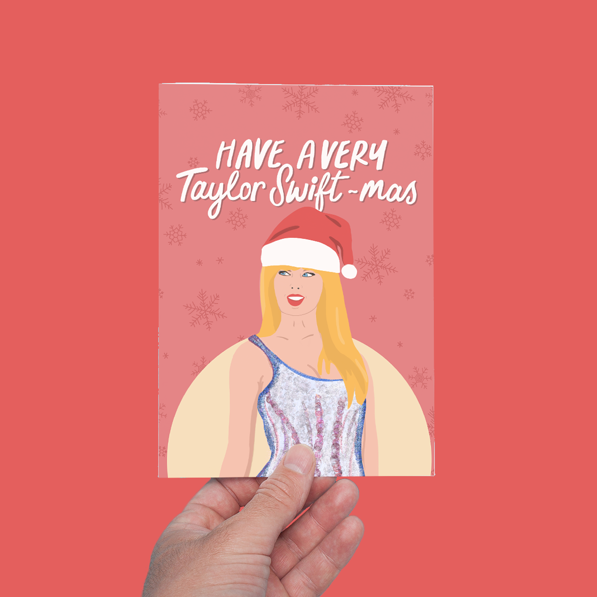 HAVE A VERY TAYLOR SWIFT-MAS CHRISTMAS HOLIDAY GREETING CARD