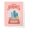 HAPPY HOLIDAY FROM PHILADELPHIA SNOW GLOBE CHRISTMAS GREETING CARD