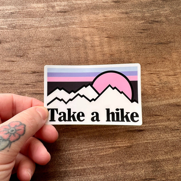 TAKE A HIKE STICKER