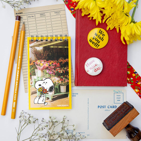 PEANUTS® - SNOOPY FLOWER BOUQUET MINI NOTEPAD