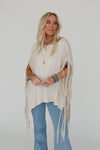 WESTERN SHOWSTOPPER FRINGE TOP - OAT