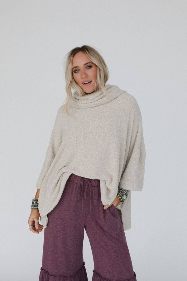 HARTLIE SWEATER TOP - SHELL