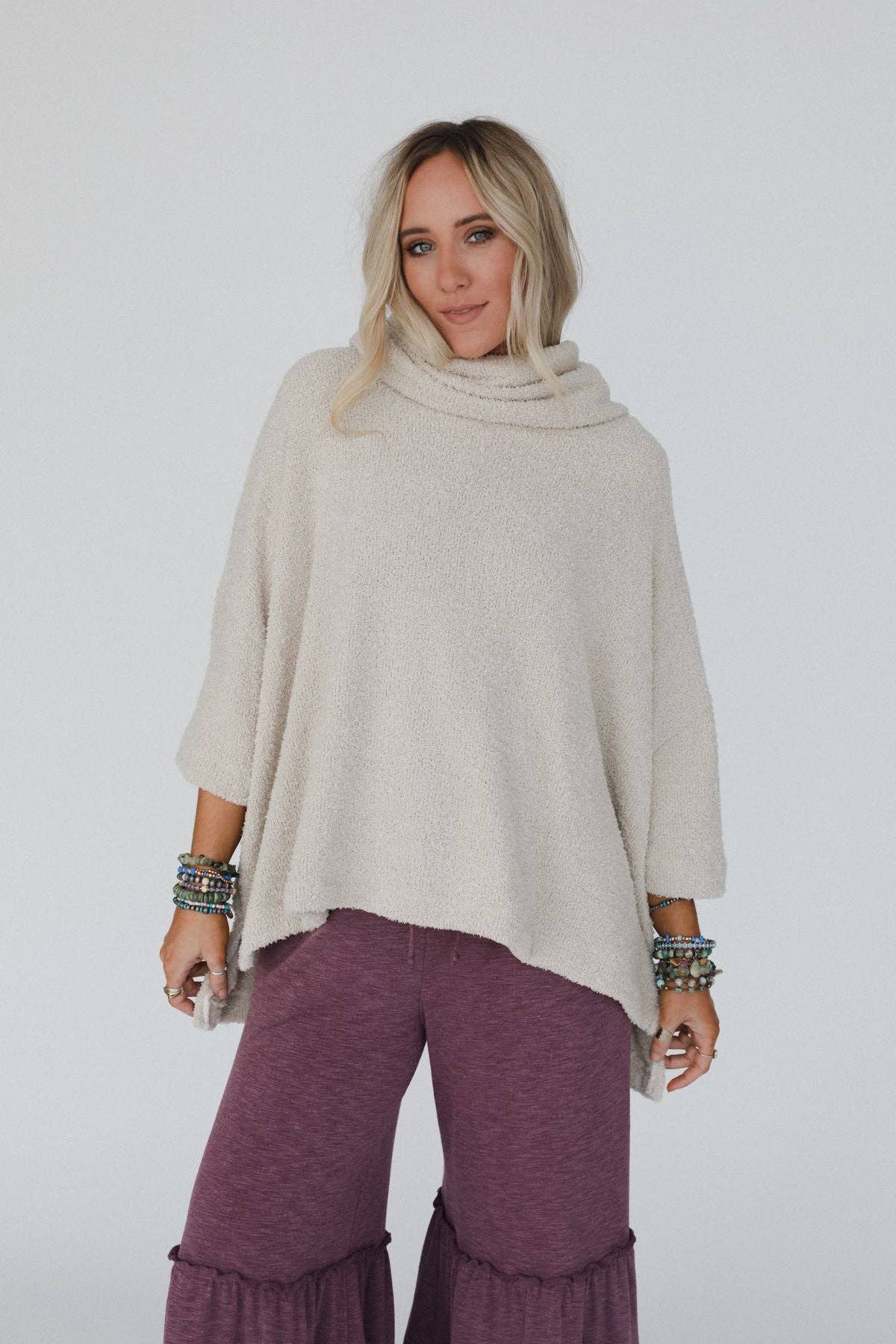 HARTLIE SWEATER TOP - SHELL