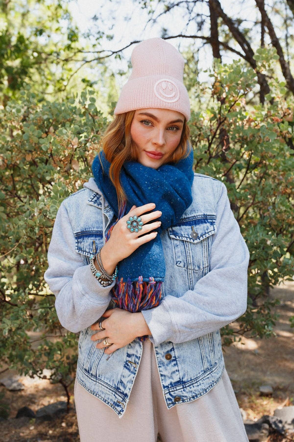 STARDUST SPECKLED FRINGE SCARF