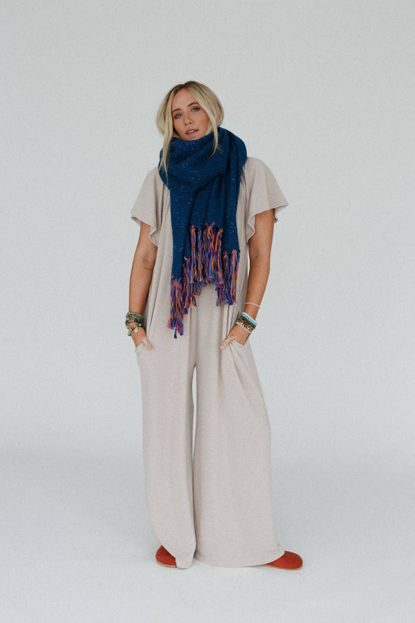 STARDUST SPECKLED FRINGE SCARF