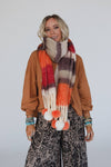 CHILL STRIPE FALL POM SCARF