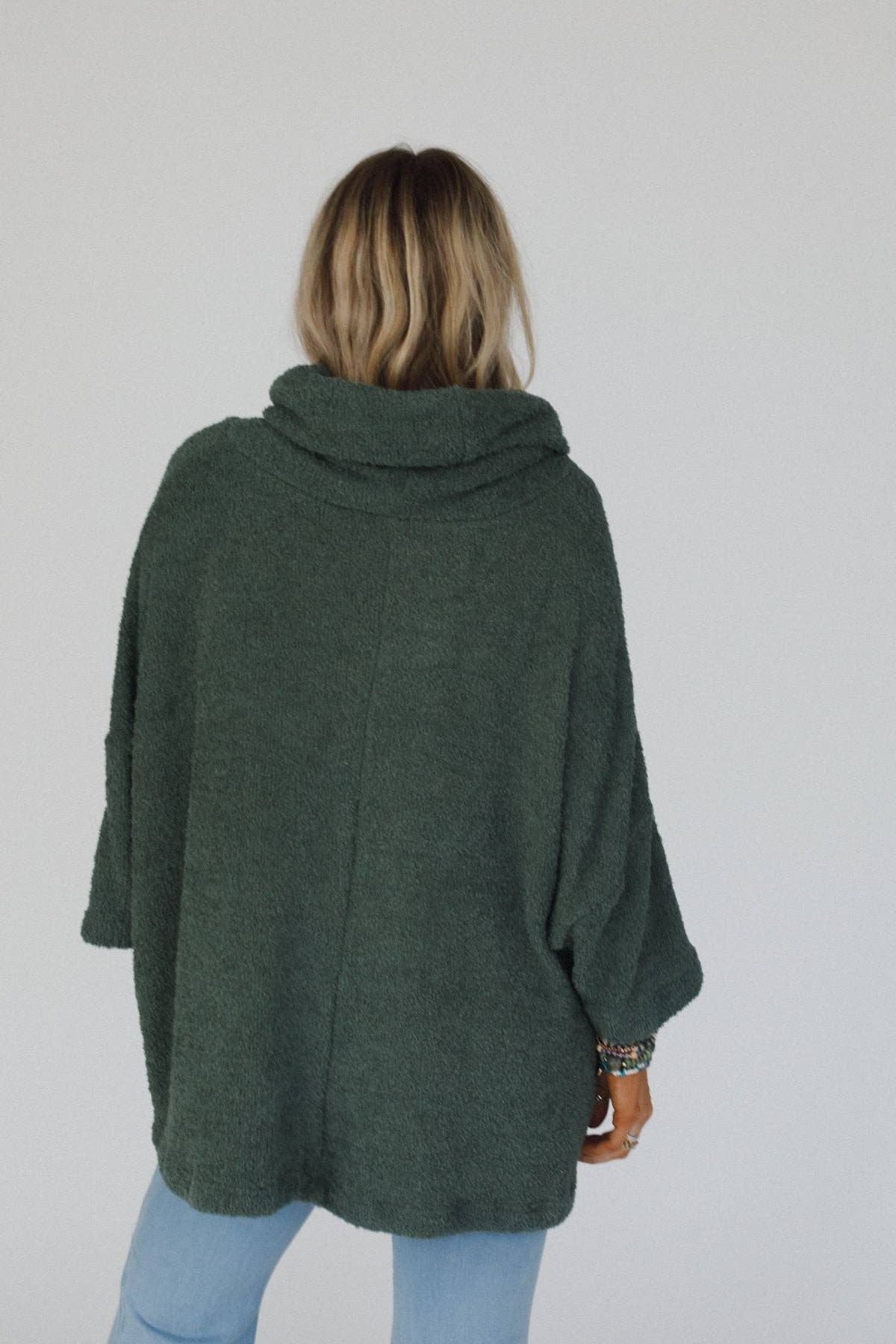HARTLIE SWEATER TOP - BASIL