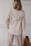 SERENE TEXTURED TOP -OATMEAL