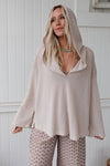 SERENE TEXTURED TOP -OATMEAL
