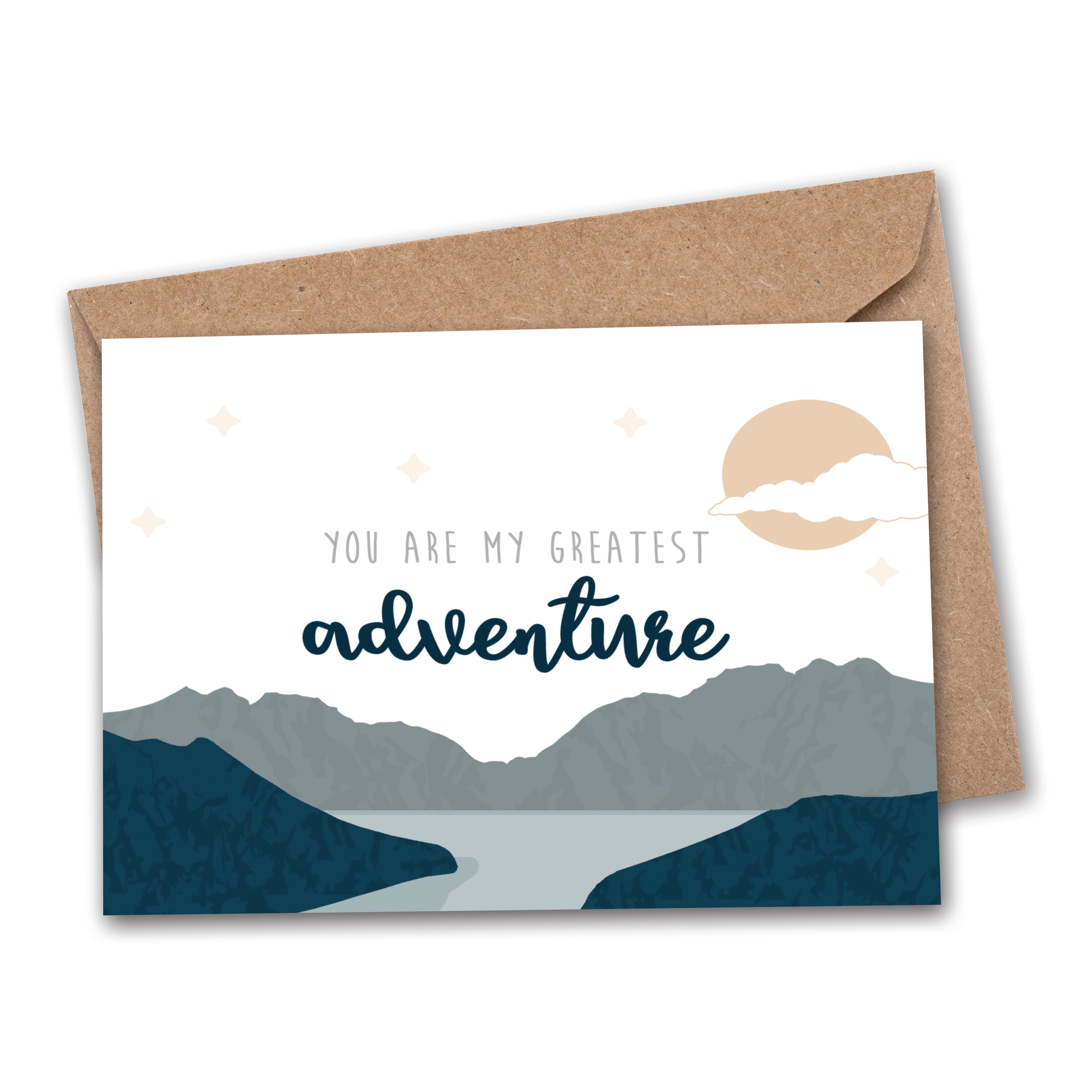 YOU ARE MY GREATEST ADVENTURE GREETING CARD