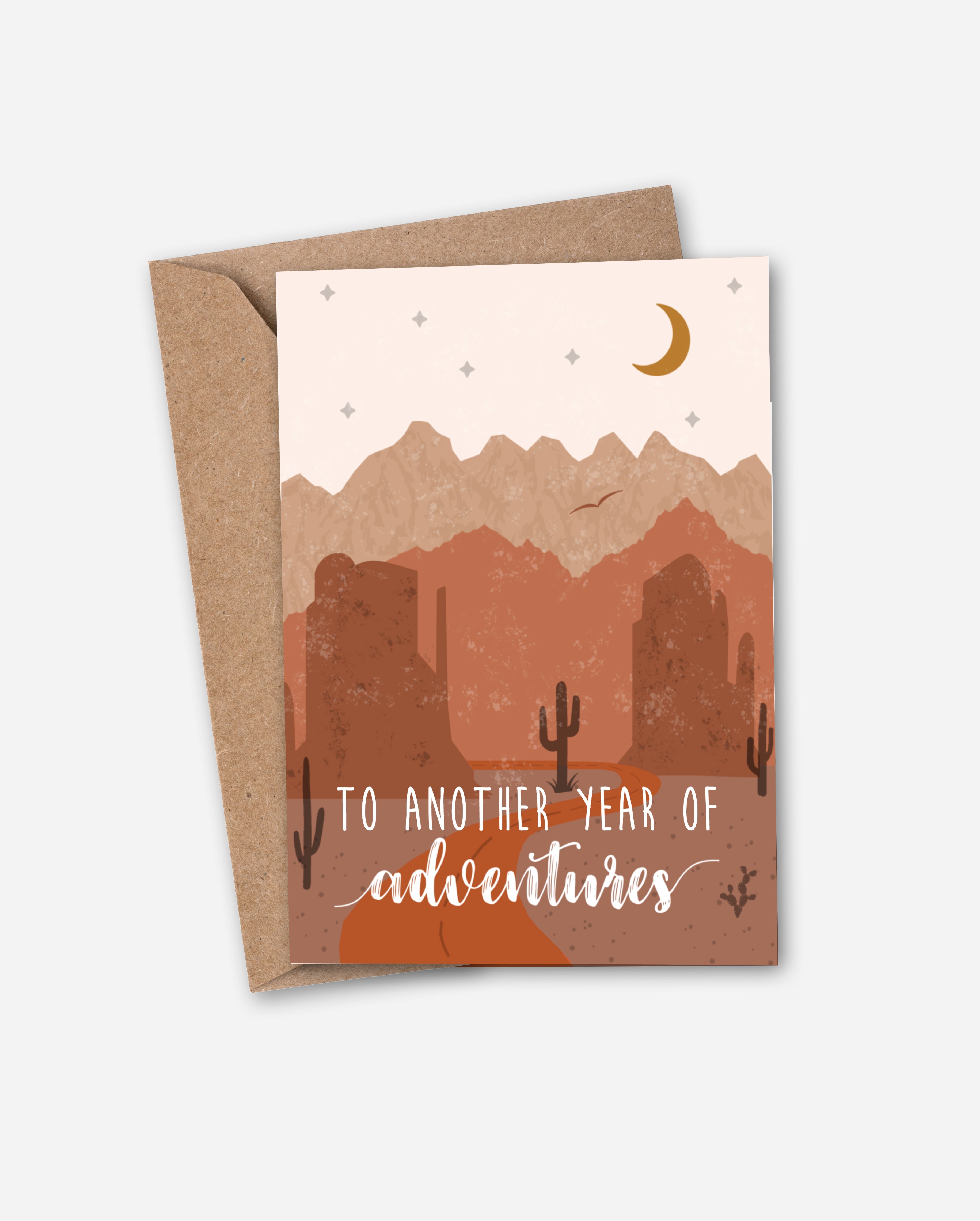 TO ANOTHER YEAR OF ADVENTURES GREETING CARD