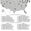 NHL ARENAS CHECKLIST POSTER (NATIONAL HOCKEY LEAGUE)
