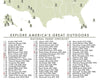 NATIONAL PARKS MAP CHECKLIST POSTER - 63 PARKS