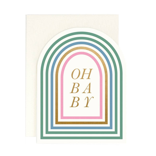 ARCHED - OH BABY CARD