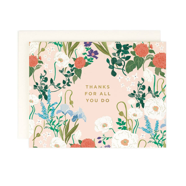 FOR ALL YOU DO THANK YOU CARD