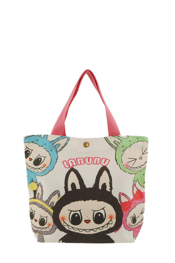 LABUBU CANVAS MINI TOTE BAG
