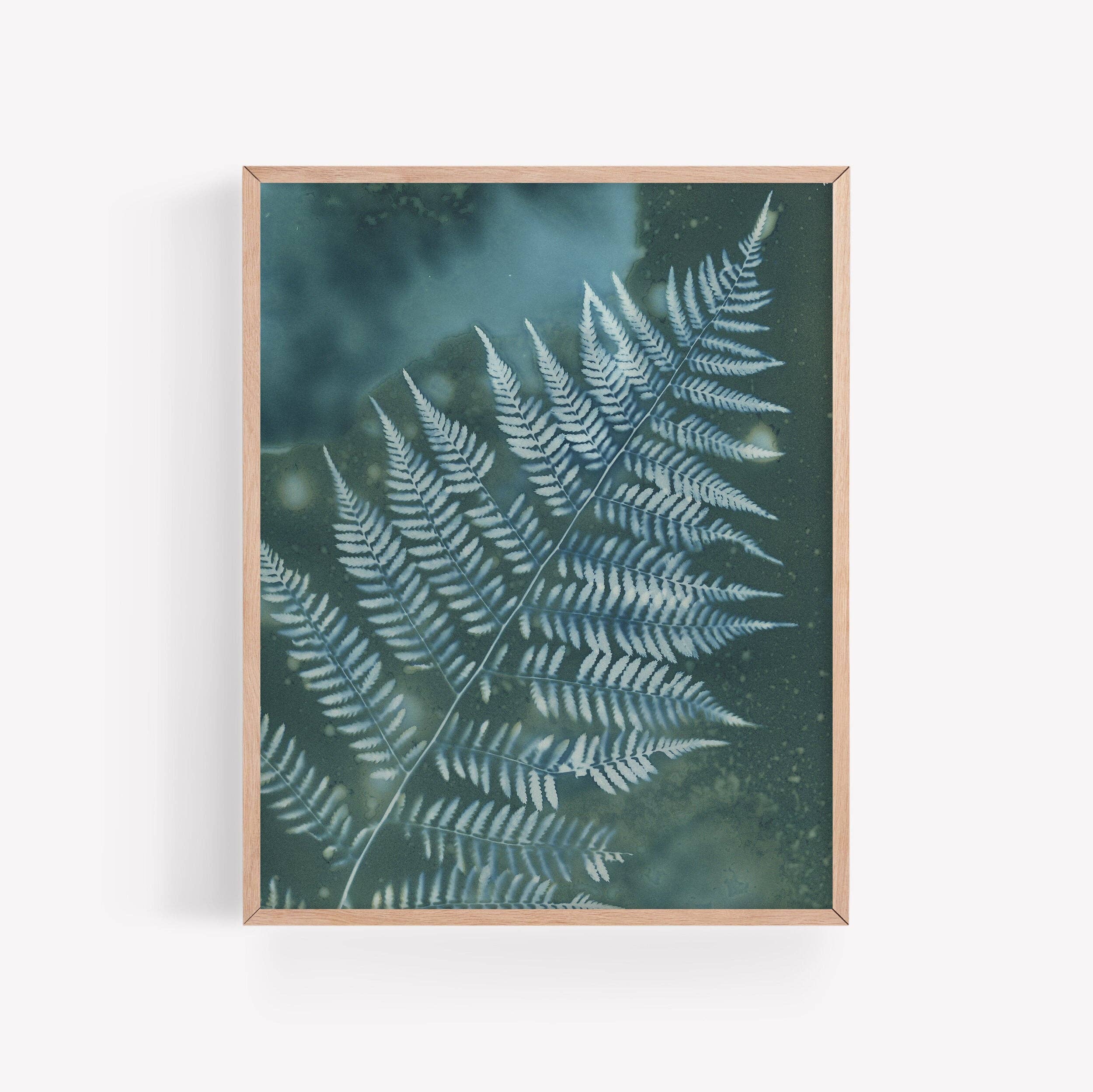 RAINY DAY FERN | BOTANICAL CYANOTYPE ART PRINT