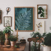 RAINY DAY FERN | BOTANICAL CYANOTYPE ART PRINT