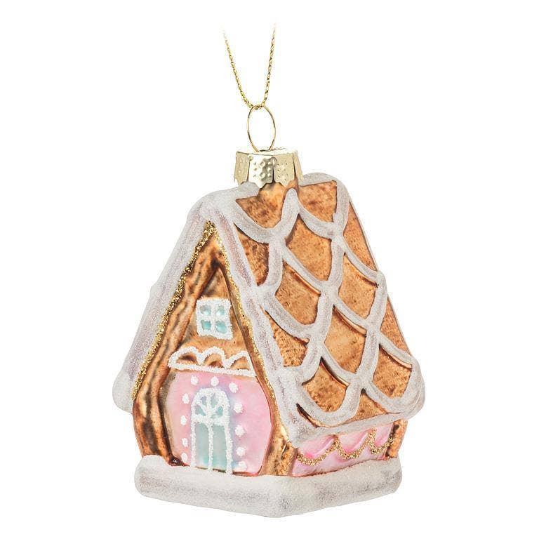 MINI GINGERBREAD HOUSE ORNAMENT