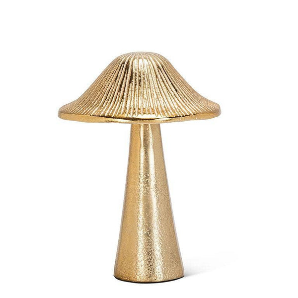 RIBBED MUSHROOM- GOLD: MEDIUM (6"H)