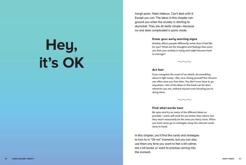 CARDS AGAINST ANXIETY (GUIDEBOOK & CARD SET)