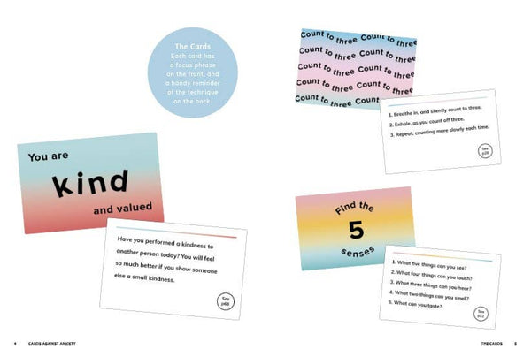 CARDS AGAINST ANXIETY (GUIDEBOOK & CARD SET)